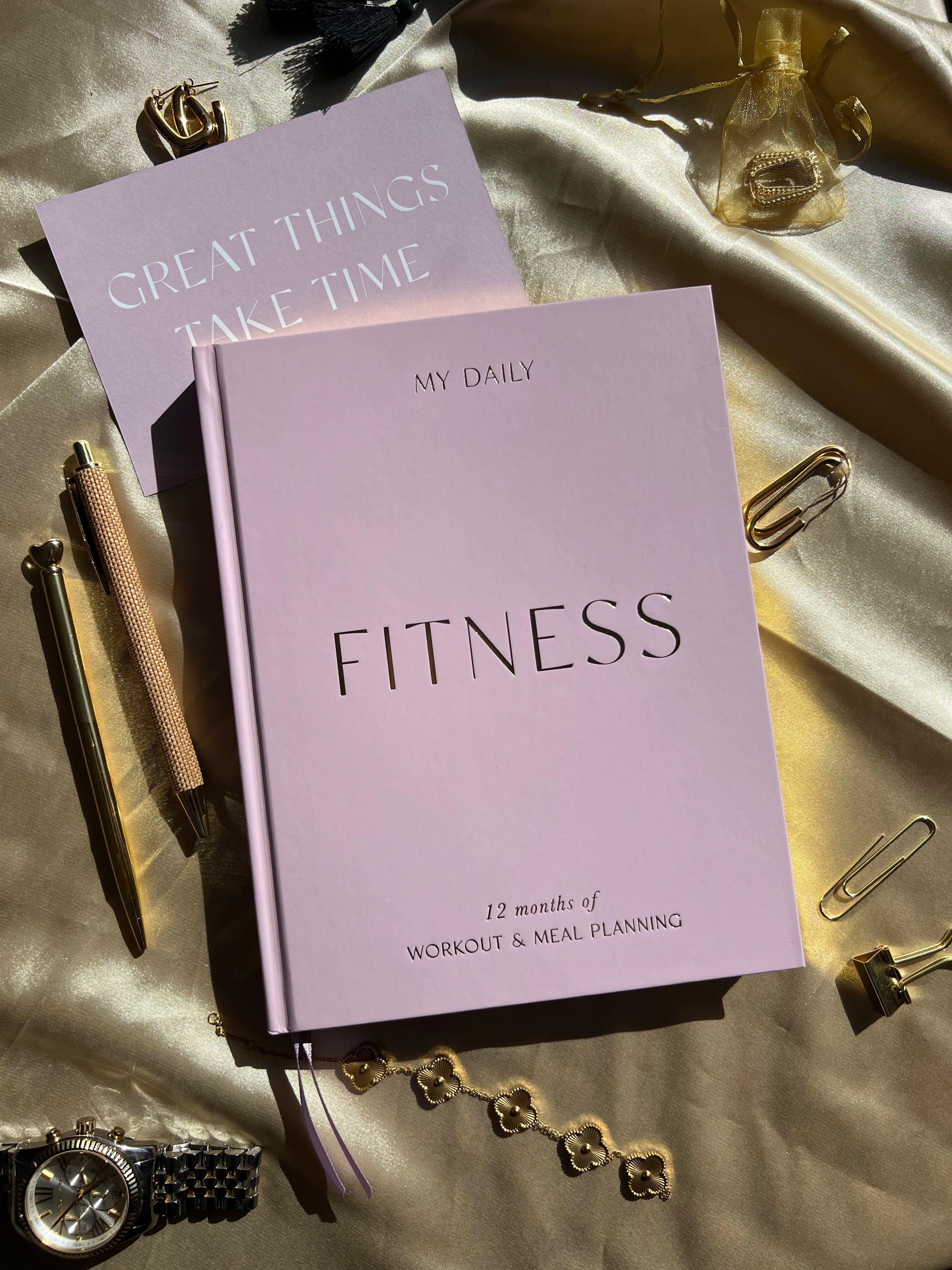 Mon agenda fitness quotidien - Violet