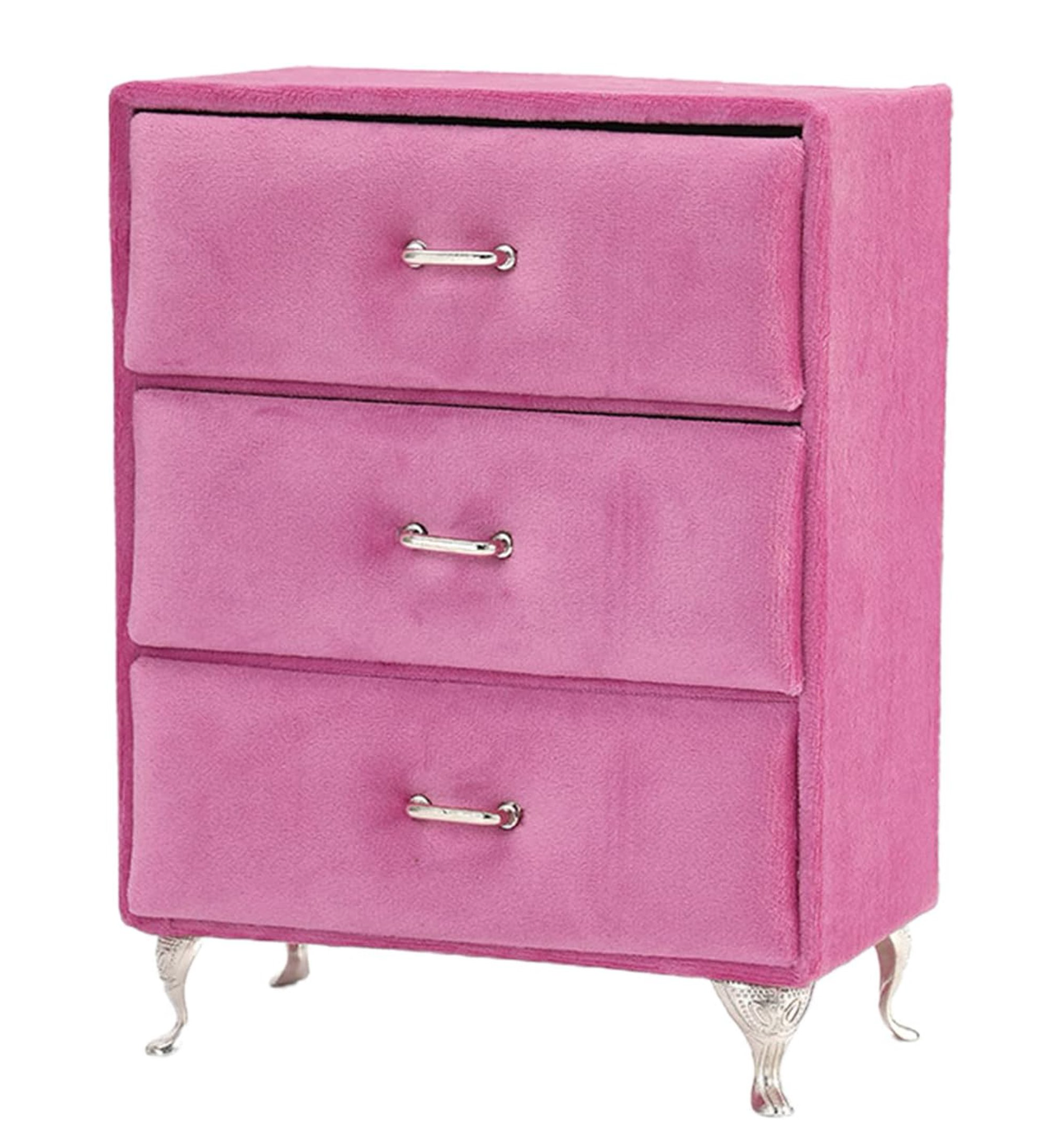 Lovely Three-Drawer Dresser Jewelry Box